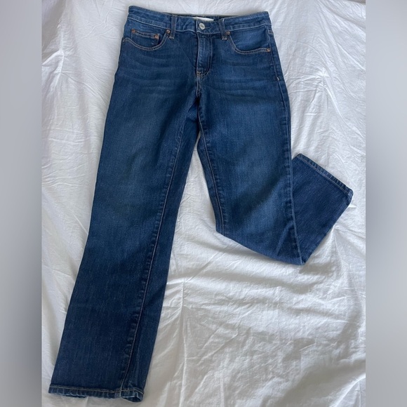 Trave Irina Slim Straight Ankle High Rise Jeans in Wonderwall Size 28 - Picture 2 of 8